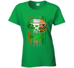 St Patricks Day Clover Leaf Irish Girl Dripping Lips Ladies T Shirt St Patricks Day Clover Leaf Irish Girl Dripping Lips Ladies T Shirt