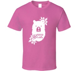 Mama Bear And Flowers Family T Shirt Mama Bear And Flowers Family T Shirt