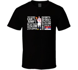 Nikola Jokic Too Skinny Can't Jump Basketball T Shirt Nikola Jokic Too Skinny Can't Jump Basketball T Shirt