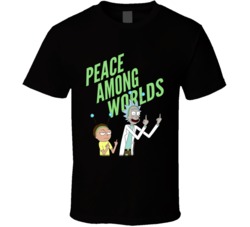 Rick And Morty Peace Among Worlds Funny T Shirt Rick And Morty Peace Among Worlds Funny T Shirt