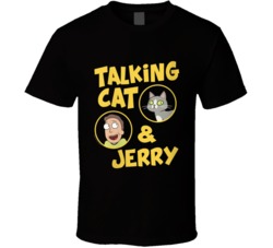 Talking Cat And Jerry Funny T Shirt Talking Cat And Jerry Funny T Shirt