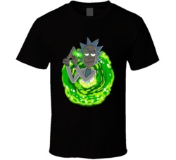 Rick And Morty Portal Rick Sanchez T Shirt Rick And Morty Portal Rick Sanchez T Shirt