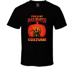 This Is My Halloween Costume T Shirt Halloween Funny Tee Halloween Spo