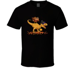 Thanksgiving T Rex Dabbing Turkey T Shirt
