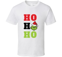 Ho Ho Ho The Grinch Christmas T Shirt