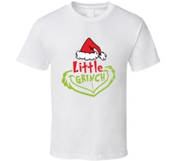 Little Grinch Funny Christmas T Shirt