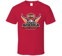 Mid America Harley Davidson Motorcycle T Shirt High Desert Harley Davi