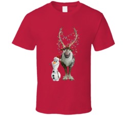 Frozen Oluf  Olaf And Sven Christmas T Shirt