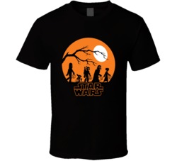 Star Wars Trick Or Treat Tee Halloween Silhouette T Shirt