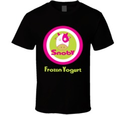 Snoby Frozen Yogurt Logo T Shirt
