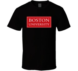 Boston University Box Logo Cool T Shirt Ivysport Adult T Shirt