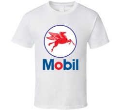 Mobil Oil Logo Men T Shirt
