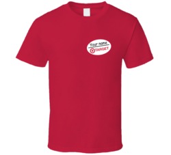 Target Name Tag Inspired T Customize T Shirt