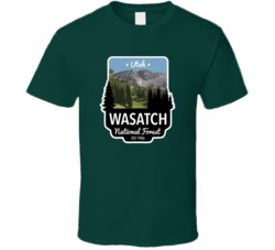 Wasatch National Forest Wasatch Utah T Shirt