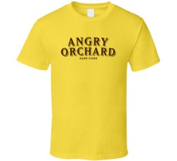 Angry Orchard Hard Cider Beer Logo Mens T Shirt