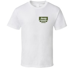 Jeep Green Logo Men T Shirt Cool Jeep Nation Logo T Shirt