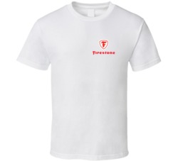 Car Firestone Tire And Rubber Company Logo T Shirt