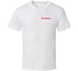 Tim Hortons Cool Cafe And Bake Shop Logo T Shirt