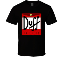 The Simpsons Duff Beer T Shirt Homer Simpson's Beer Cool T Shirt