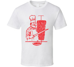 Doner Kebab Fast Food Logo T Shirt