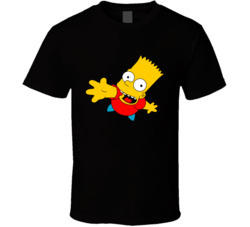 Cool Bart Simpson Tv Show T Shirt