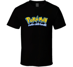 Pokemon Gotta Catch Em All Retro Logo T Shirt