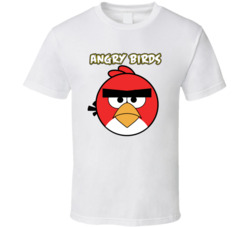 Vintage Angry Birds Mobile Game Funny T Shirt