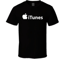 Vintage Apple Itunes Logo T Shirt
