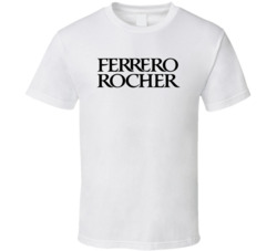 Ferrero Rocher Chocolate Logo T Shirt Ferrero Rocher Chocolate Logo T Shirt