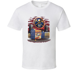 Denver Nuggets City Cool Graffiti T Shirt