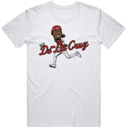 Elly De La Cruz Vintage Caricature Tee Elly Cruz Missle Cool Baseball 