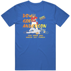 Jose Ramirez Down Goes Anderson Retro Knock Out T Shirt