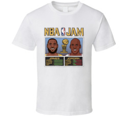Lebron James Vs Michael Jordan Nba Jam Funny Stats T Shirt Lebron James Vs Michael Jordan Nba Jam Funny Stats T Shirt