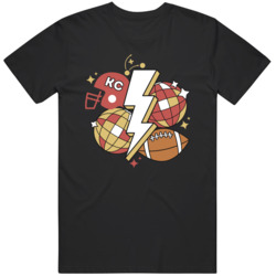 Kansas City Retro Lightning Bolt Tee Kc Chiefs Vintage Gameday Unisex Kansas City Retro Lightning Bolt Tee Kc Chiefs Vintage Gameday Unisex
