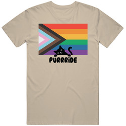 Happy Purride Cute Cat Lgbtq Transgender Gift T Shirt