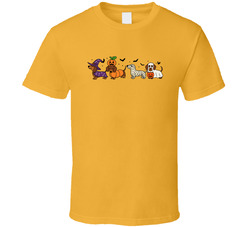 Spooky Dachshund Halloween Tee, Ghost Dog Shirt For Pet Lovers, Funny Doxie Mom Halloween Outfit T Shirt