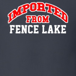 Imported From Fence Lake New Mexico Sports Team Trade T Shirt