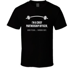 Chief Partnership Officer Funny Workout Personalized T Shirt