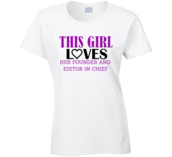 Founder and Editor in Chief This Girl Loves Her Job Fun T Shirt
