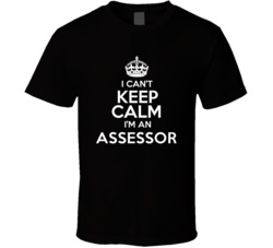 I Cant Keep Calm Im An Assessor Occupations T Shirt