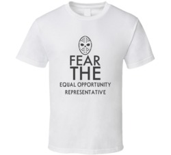 Fear The Equal Opportunity Representative Spooky Occupation T Shirt
