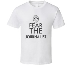 Fear The Journalist Spooky Occupation T Shirt