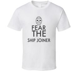Fear The Ship Joiner Spooky Occupation T Shirt