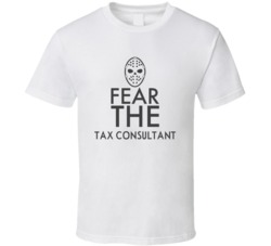 Fear The Tax Consultant Spooky Occupation T Shirt
