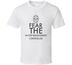 Fear The Water Management Controller Spooky Occupation T Shirt