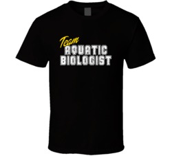 Team Aquatic Biologist Occupation Sports Theme T Shirt