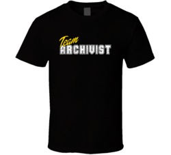 Team Archivist Occupation Sports Theme T Shirt
