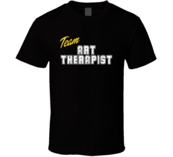 Team Art Therapist Occupation Sports Theme T Shirt