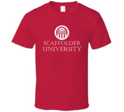Scaffolder University Occupation T Shirt