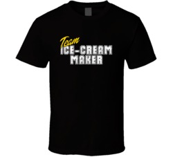 Team Ice-Cream Maker Occupation Sports Theme T Shirt